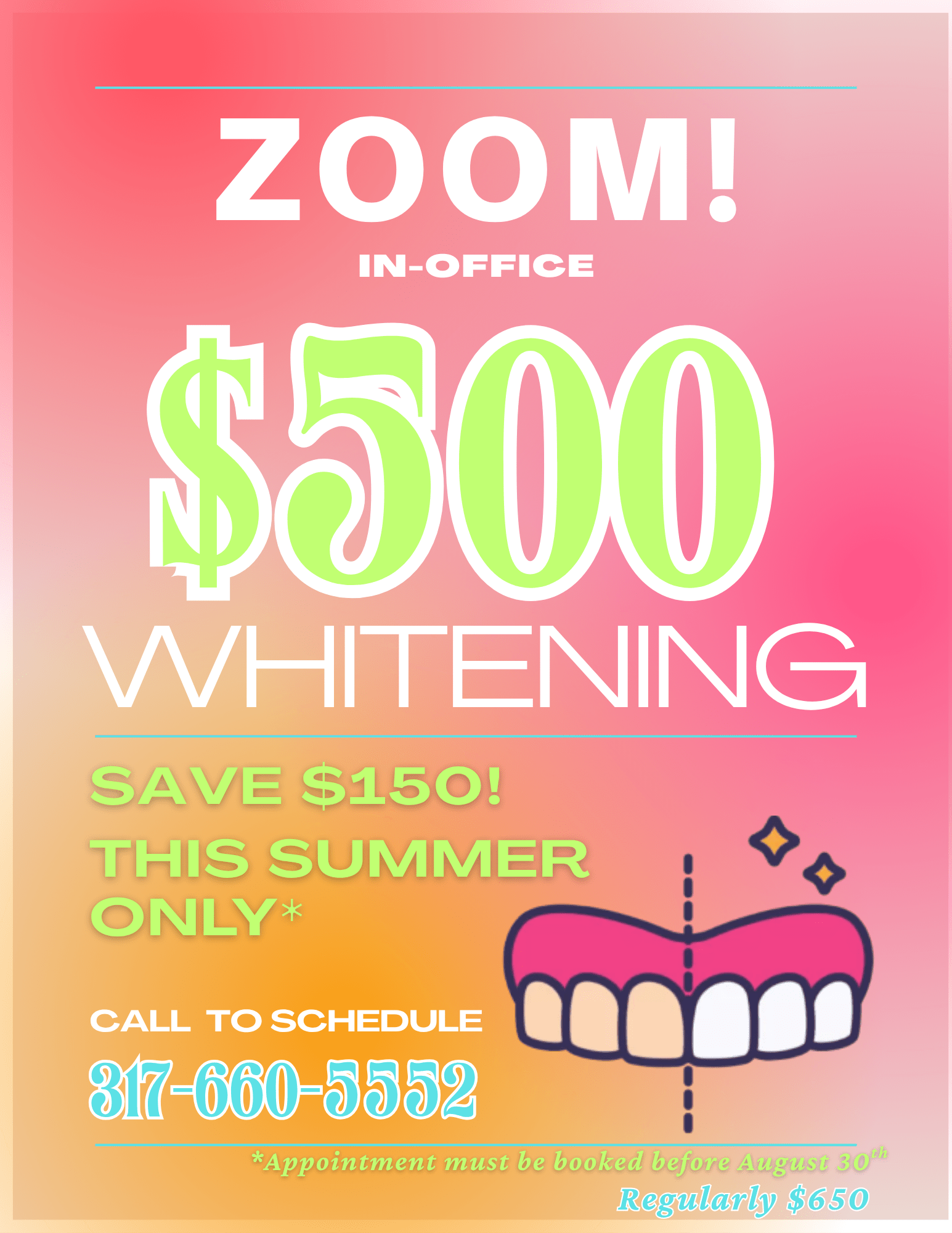 Zoom In-Office Zoom Whitening Carmel Orthodontist